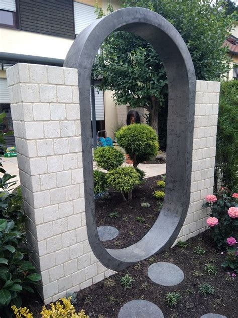 240 x 140 x 38 cm • gewicht: Tor, torbogen, modernes Gartendesign, | Garten design ...