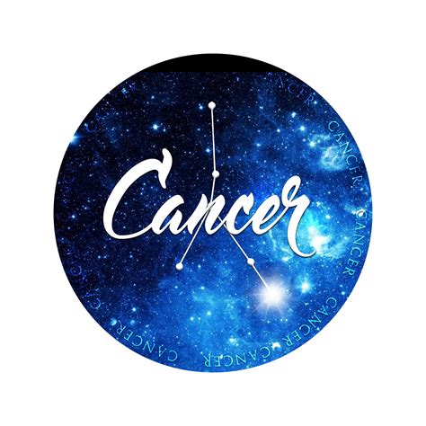 Cancer does tend to get a bit too far into their heads and get, well, crabby. Cancer Zodiac Sign Laptop Trackpad Sticker 3" tall x 3" wide