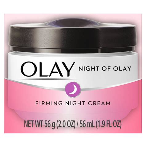 Night Of Olay Firming Night Cream Face Moisturizer 19 Oz Walmart