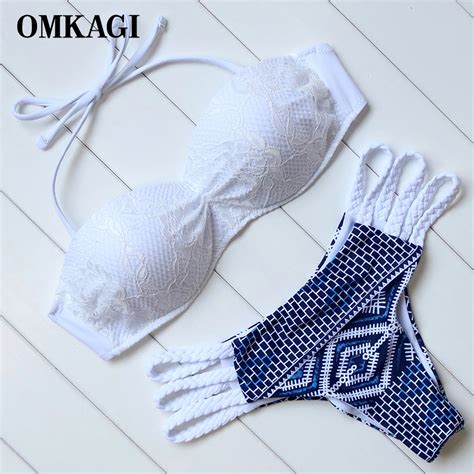 Omkagi Swimwear Women Swimsuit Swimming Suit For Females Sexy Push Up