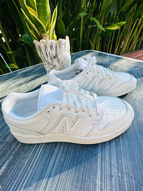 New Balance White Shoes Mens Fashion Footwear Sneakers On Carousell