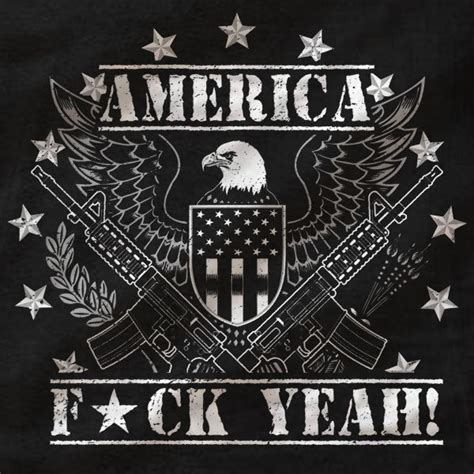 America Fck Yeah Unisex T Shirt Absurd Ink