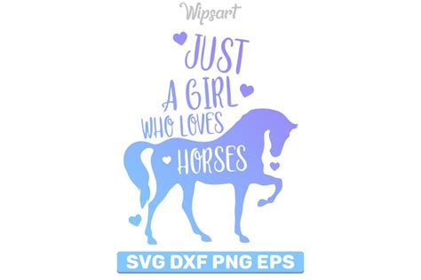 Just A Girl Who Loves Horses Svg Horse Lover Svg 126208
