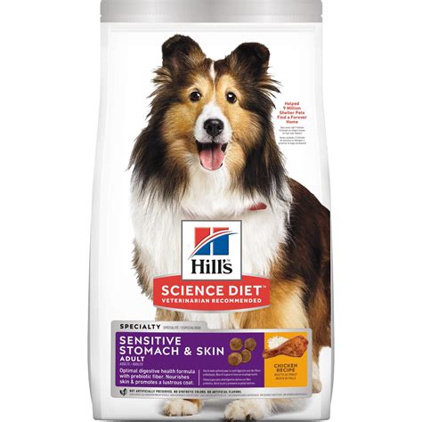 Sensitive skin and stomach dog food. Hill's Science Diet Sensitive Stomach & Skin Adult Dog ...