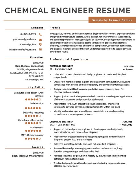 15 Engineering Resume Examples And Writing Guide For 2024