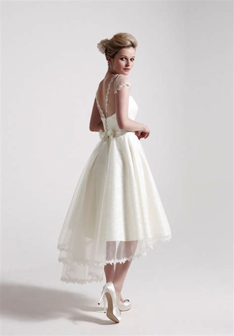 Fancy wearing a tea length wedding dress for your big day? The New Look: High Low Wedding Dresses are WOW | OneFabDay ...