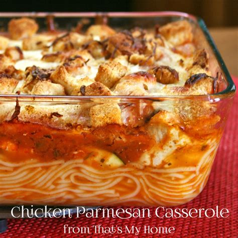 I absolutely love easy chicken recipes. Chicken Parmesan Casserole - Recipes Food and Cooking