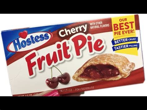 I saved this blueberry fruit pie wrapper from 2004 before our beloved fruit pie the magician was retired. Hostess Cherry Fruit Pie Unwrapping 🍒 - YouTube