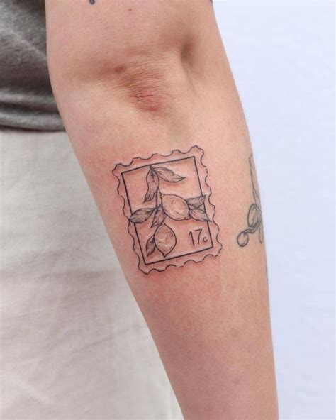 Stamp Tattoo On The Forearm