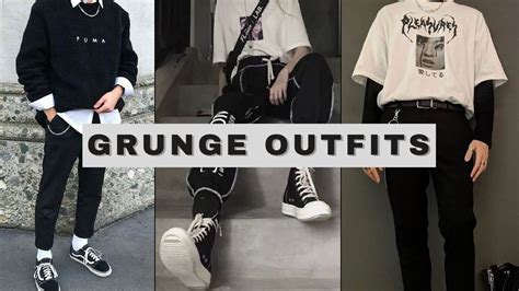 Grunge Fashion Men How To Style Grunge Grunge Aesthetic Outfits For
