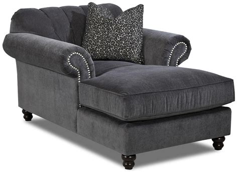 15 inch round bistro chair cushions. Klaussner Flynn Traditional Chaise with Button Tufted Back ...