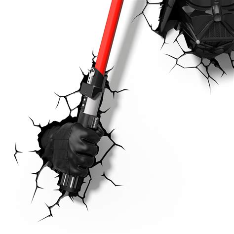 3dlightfx Star Wars Darth Vader Hand With Lightsaber 3d