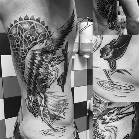 Whatever your reason for getting a heron tattooed onto your body, just know that you'll be supporting nature and getting something truly majestic and beautiful tattooed onto your body. 70 Heron Tattoo Designs For Men - Coastal Bird Ink Ideas