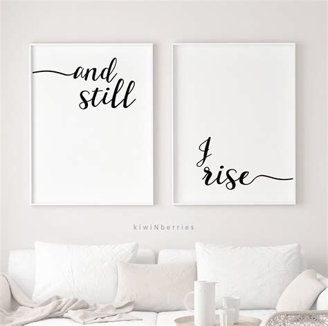 And still I rise print Maya Angelou quote And still I rise | Etsy in 2021 | Still i rise, Maya 