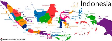 Where Is Bali Indonesia Detailed Maps Of The Island Of Region