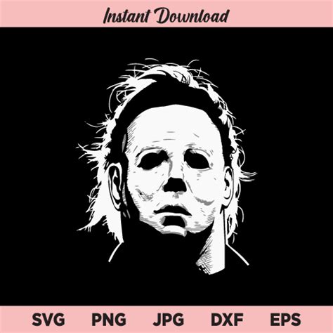 Michael Myers SVG, Horror Movie SVG, Halloween SVG, PNG, DXF, Cricut