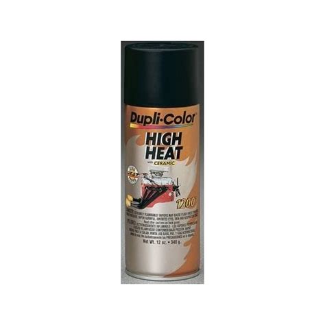 Dupli Color Hi Heat Ceramic Matt Black Paint 340gm