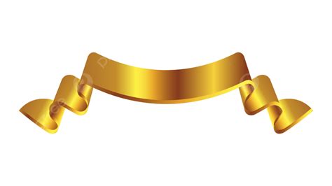 Gold Banner Ribbon Png