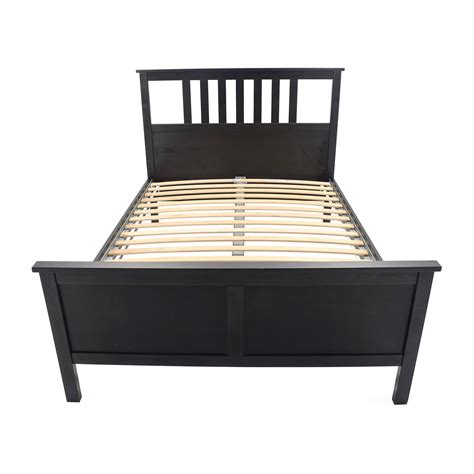 How are they for durability and will both bed frames support the mattress + box spring? 57% OFF - IKEA Queen Hemnes Bed Frame / Beds