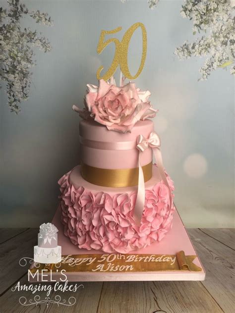 Pink 50th Birthday Cake All In One Photos