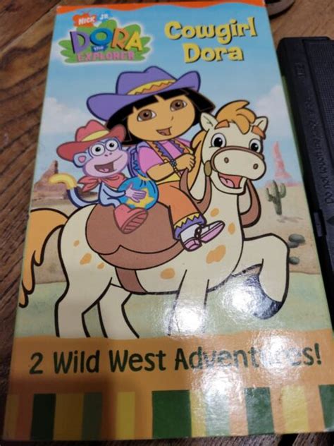 Dora The Explorer Cowgirl Vhs Video Tape 2 Wild West Adventures Nick Jr 879443 For Sale Online