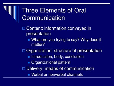 Ppt Oral Communication Powerpoint Presentation Free Download Id