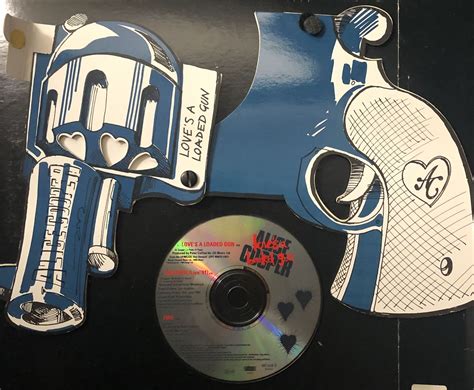 Alice Cooper Love S A Loaded Gun Limited Edition Track CD Single In Gun Shaped Cover