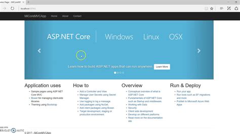 Building Deploying Asp Net Core Mvc Web Application To Azure Using Visual Studio