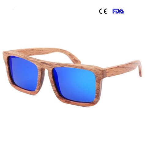 okulary fashion classic retro polarized wood sunglasses high quality