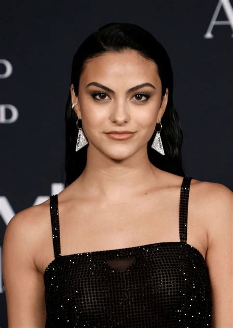 Smoldering Brunette Camila Mendes Shows Her Boobies In A See Through