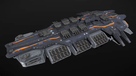 Scifi Battleship Valkyrie Buy Royalty Free 3d Model By Msgdi Ecfddeb