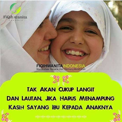 Ibu ajarilah aku bagaimana caranya untuk ikhlas dan selalu tersenyum, meski hati dalam terluka. 9. TAK KAN CUKUP LANGIT DAN LAUTAN JIKA HARUS MENAMPUNG KASIH ...
