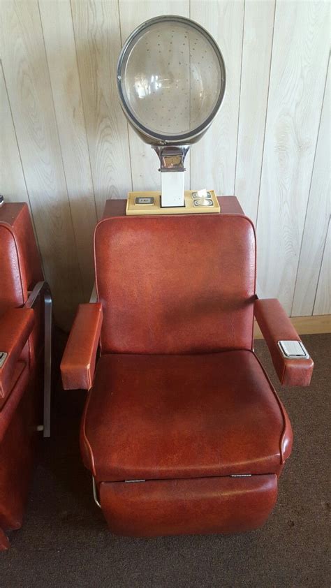 Relax and stay calm with ebay.com. Old Vintage Salon Dryer Chairs They have ashtrays built-in ...