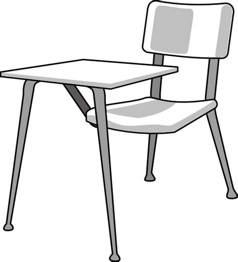 Furniture School Desk Clip Art Free Vector In Open Office Drawing Svg