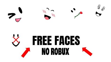 How To Get Free Faces On Roblox No Robux Youtube