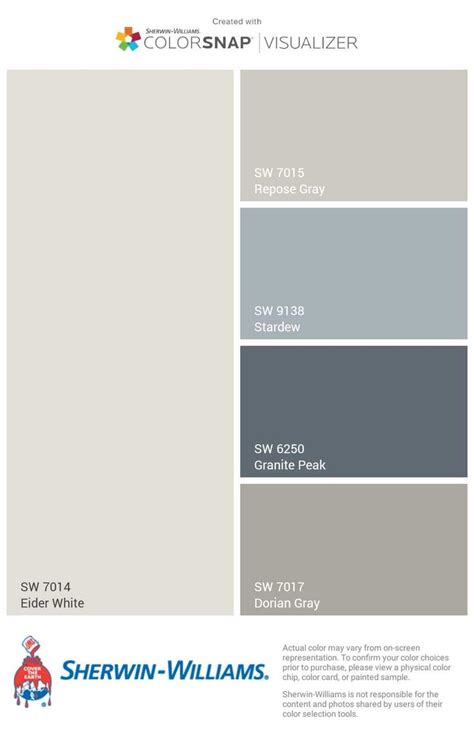 This is your color id. I just created this color palette with the Sherwin ...
