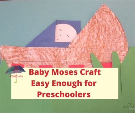 Baby Moses Preschool Craft For Sunday School