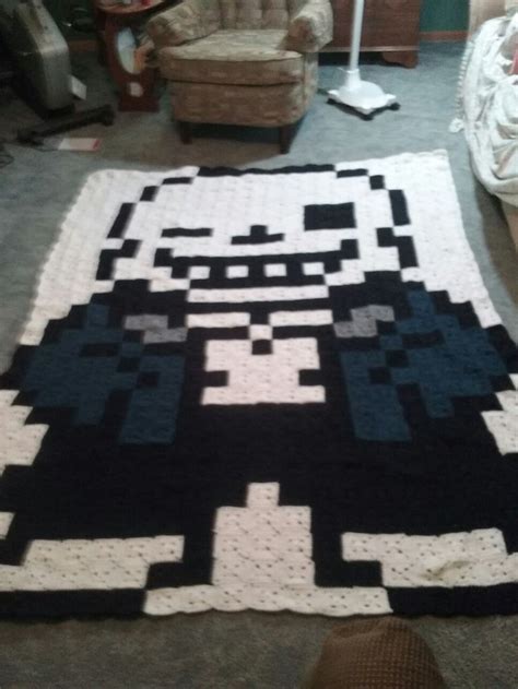 Entdecke ideen zu decke häkeln anleitung. Sans, Undertale Oma quadratische Häkeldecke | Halloween ...