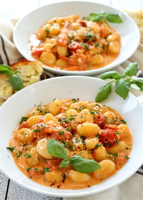 Gnocchi Rosso With Roasted Tomatoes Dash Of Savory Recipe Gnocchi