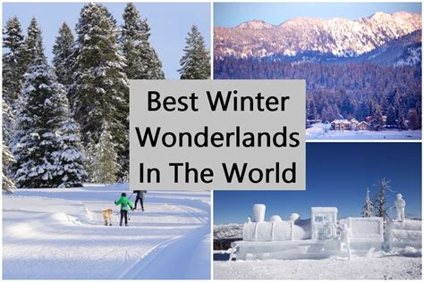 Best Winter Wonderlands In The World Peytons View