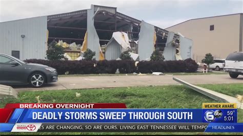 Easter Storms Sweep South Killing At Least 6 In Mississippi Youtube