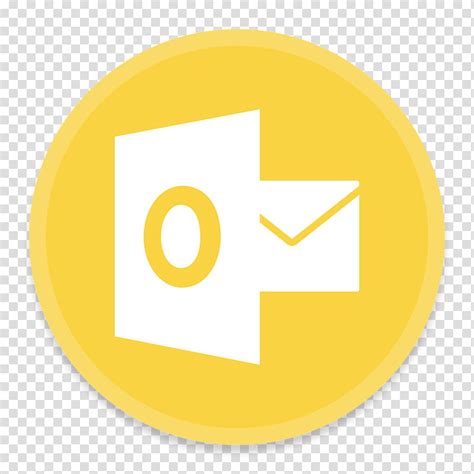 Button Ui Microsoft Office Mail Icon Transparent Background Png