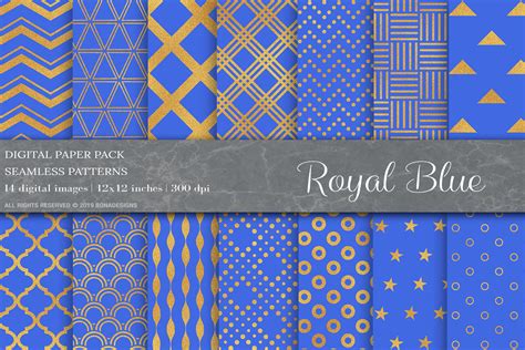 Gold Geometric Seamless Patterns By Bonadesigns Thehungryjpeg