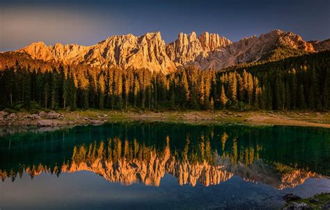Обои горы природа озеро картинки на рабочий стол раздел пейзажи