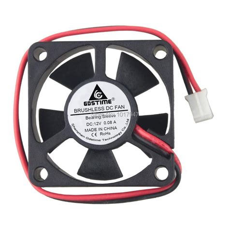 2 Pcs Lot Gdstime Dc 12v 35mm 35x10mm 3510s Mini Cooling Cpu Cooling Fan In Fans And Cooling From