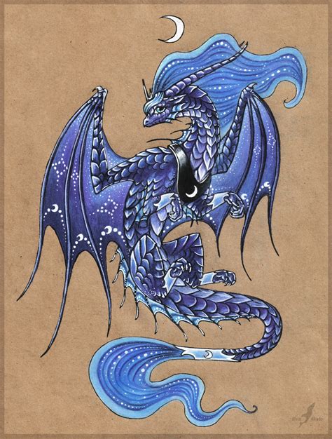 Princess Luna Dragon By Alviaalcedo On Deviantart