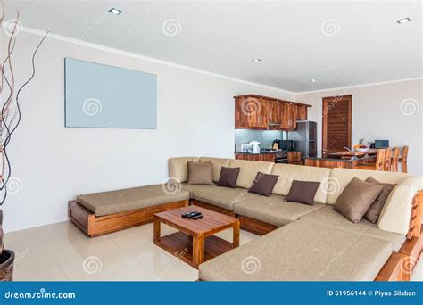 Spacious Villa Interior And Living Room Stock Photo Image Of Interior