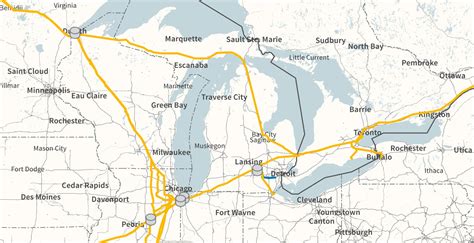 Michigan Natural Gas Pipeline Map