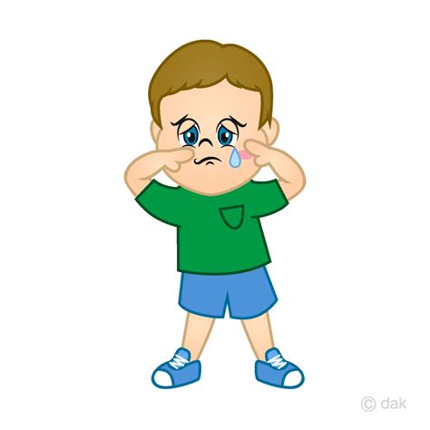Child Crying Cartoon