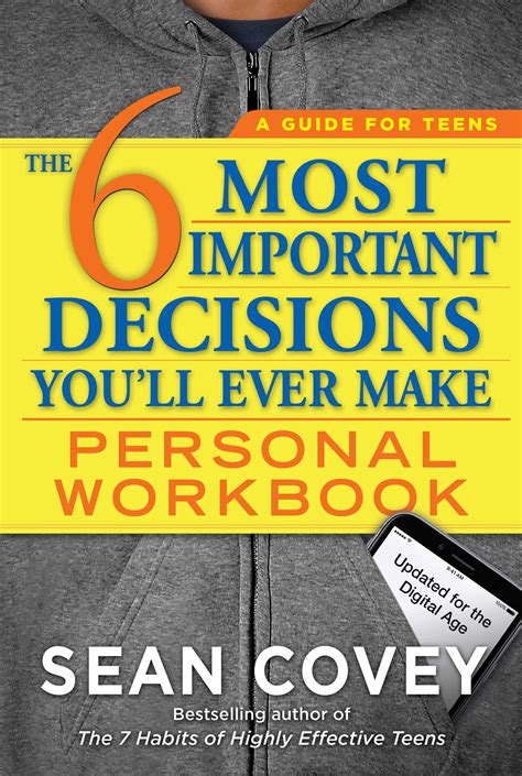 The 6 Most Important Decisions Youll Ever Make Personal Workbook